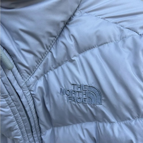 The North Face Aconcagua Down Vest 550 fill Womens Size Small Norway Gray - Picture 5 of 10